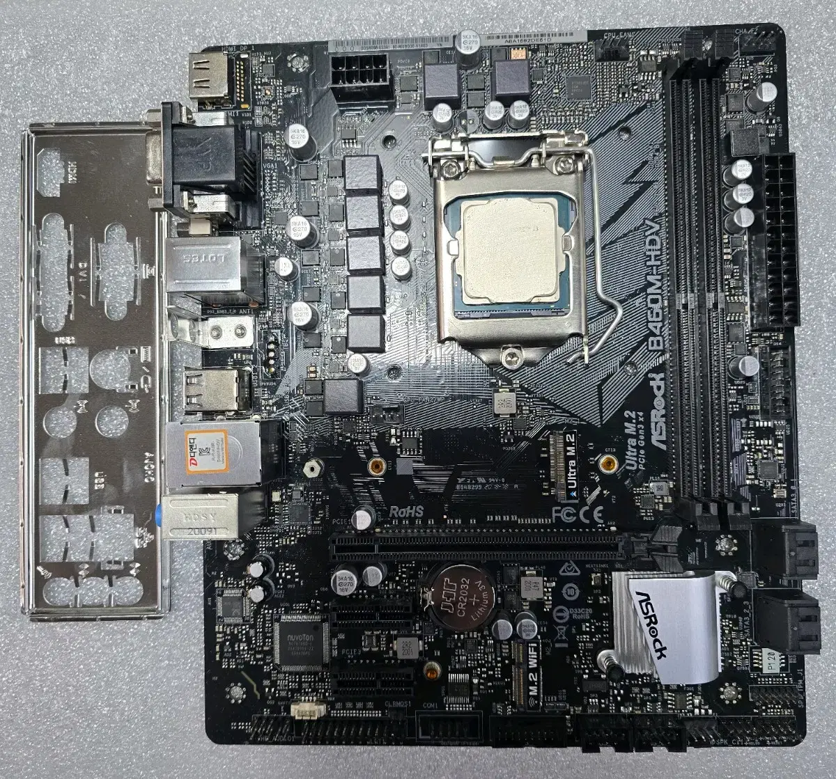 PC부품 CPU I3 10100 + M/B ASROCK B460M